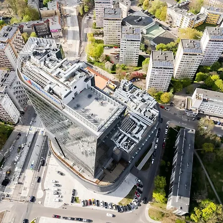 Apartmán Ans Hanza Tower With Private Jacuzzi - Swimming Pool, Sauna, Jacuzzi, Viewing Terrace Štetín